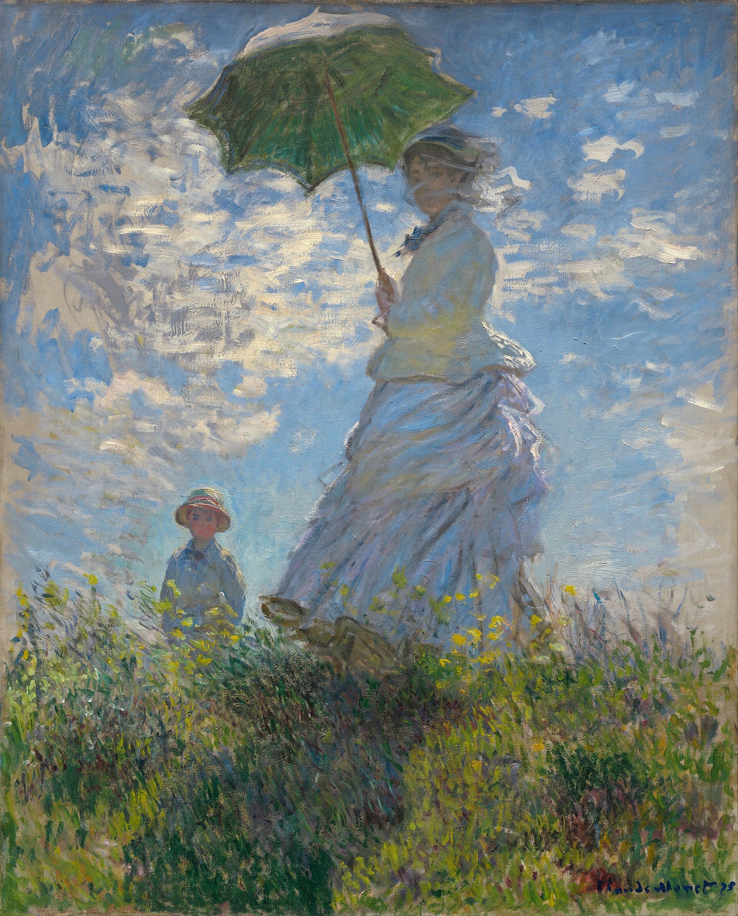 Claude Monet, Woman with a Parasol, 1875 fine art print by Art Lectio