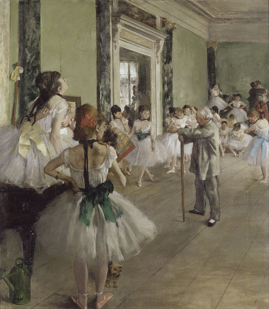 Edgar Degas, The Ballet Class, 1874 fine art print by Art Lectio