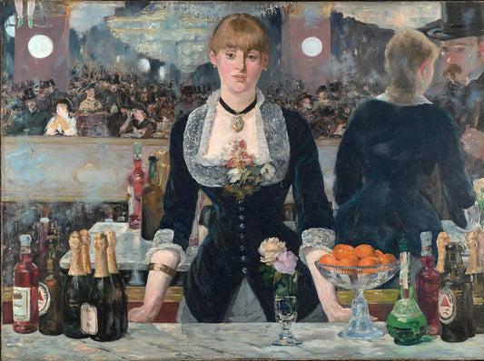 Édouard Manet, A Bar at the Folies-Bergère, 1882 fine art print by Art Lectio