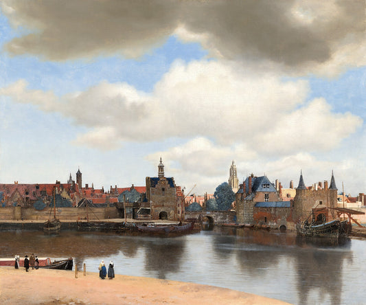 Johannes Vermeer, View of Delft, c. 1660–1661 fine art print by Art Lectio