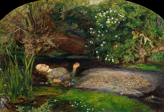 John Everett Millais, Ophelia, 1851–1852 — Giclée Print & Canvas