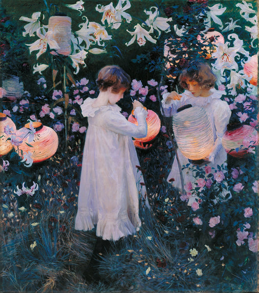 John Singer Sargent, Carnation, Lily, Lily, Rose, 1885–1886 fine art print by Art Lectio