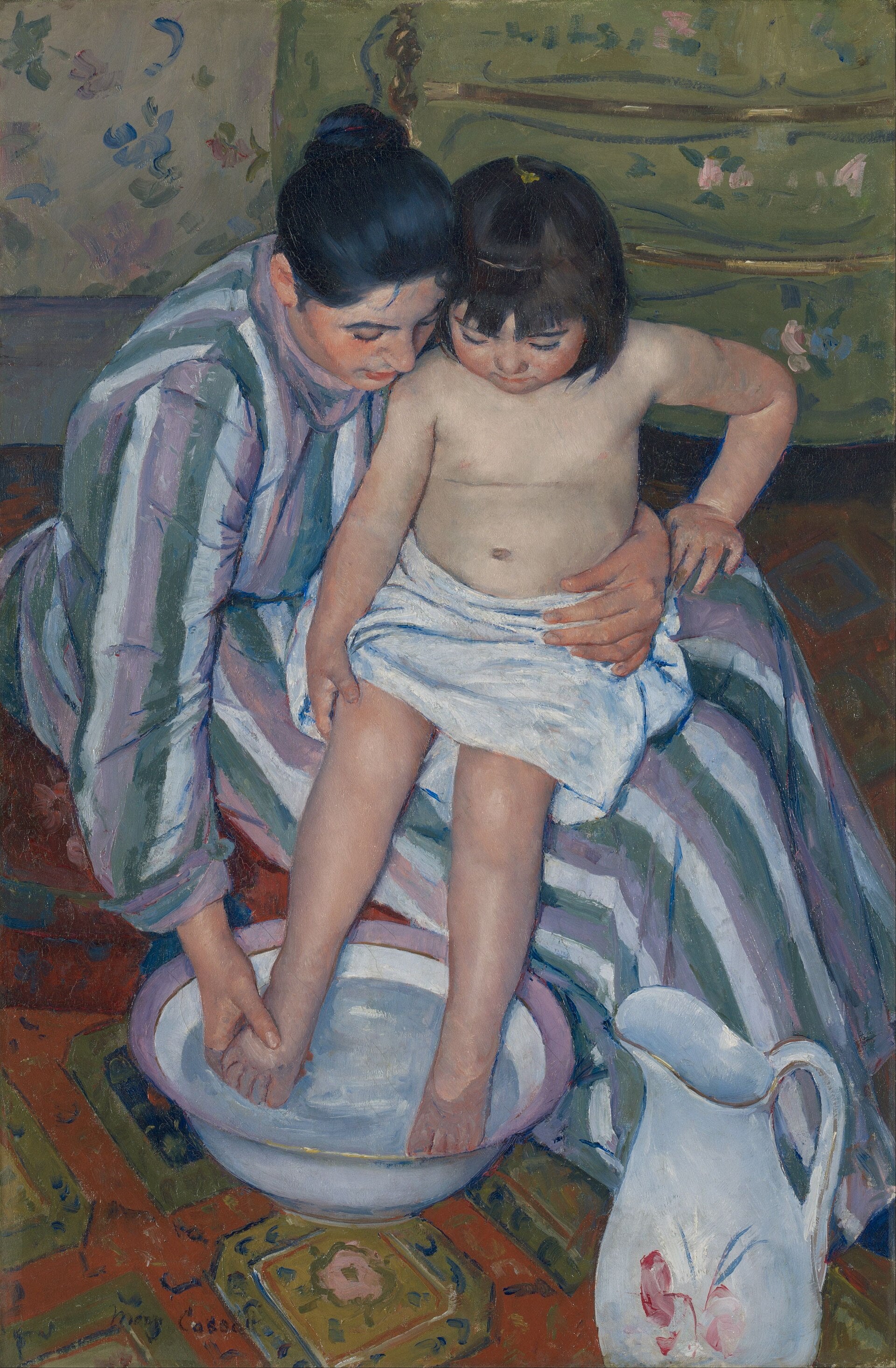 Mary Cassatt, The Child’s Bath, 1893 fine art print by Art Lectio