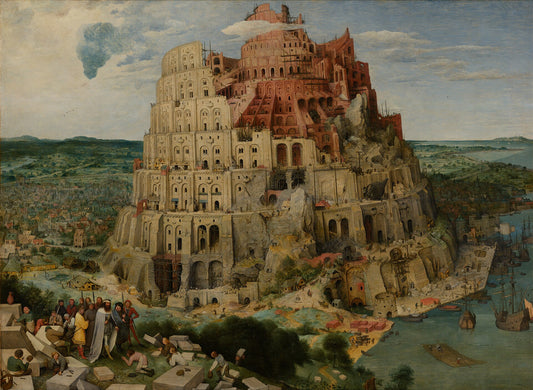 Pieter Bruegel the Elder, The Tower of Babel, 1563 fine art print by Art Lectio