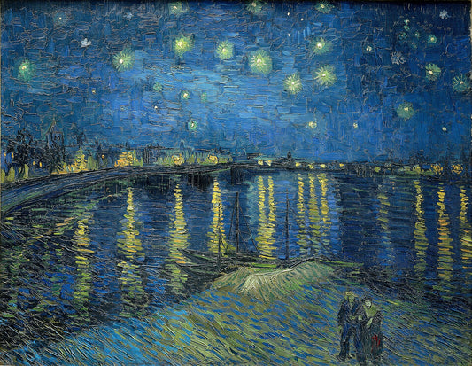Vincent van Gogh, Starry Night Over the Rhône, 1888 fine art print by Art Lectio