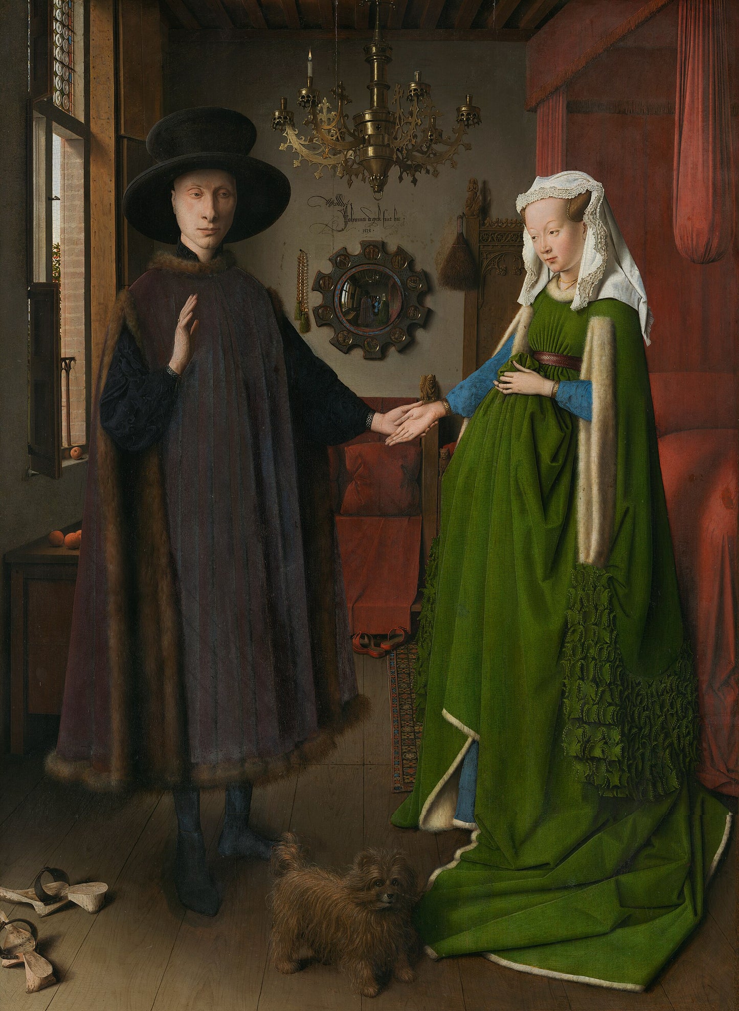 Jan van Eyck, The Arnolfini Portrait, 1434 fine art print by Art Lectio
