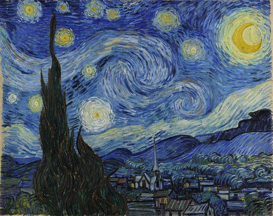 Vincent van Gogh, The Starry Night, 1889 fine art print by Art Lectio