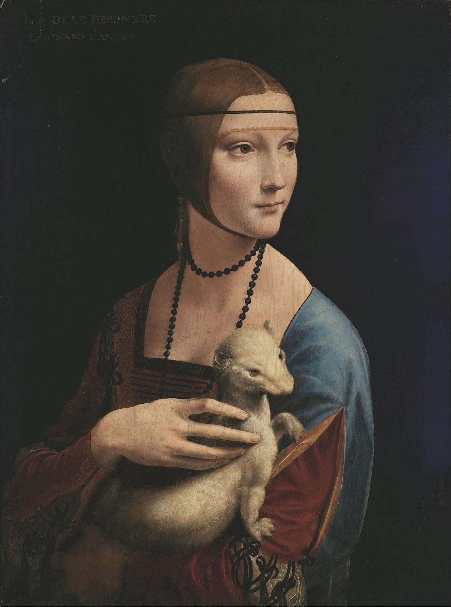 Leonardo da Vinci, Lady with an Ermine, c. 1489–1491 artwork image by Art Lectio